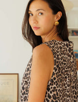 Rini leopard robe