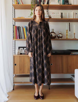 Black checkered dress Vivy