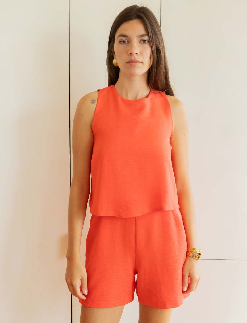 Mono corto coral Jadou