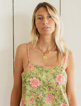 Green floral dress Talia