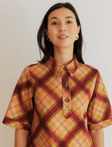 Robe à carreaux Anais