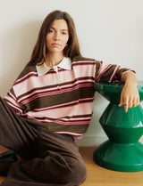 Pull rose & kaki Reese
