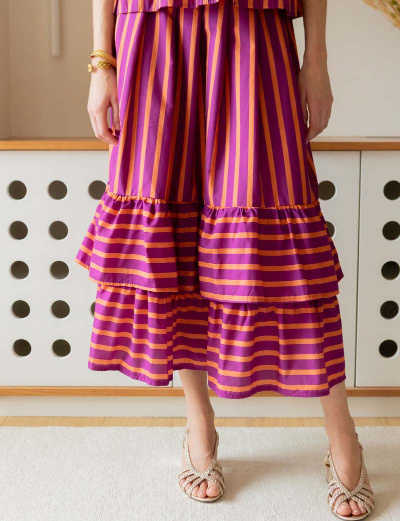 Purple Jeanne Skirt