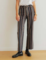Renzo navy striped jeans