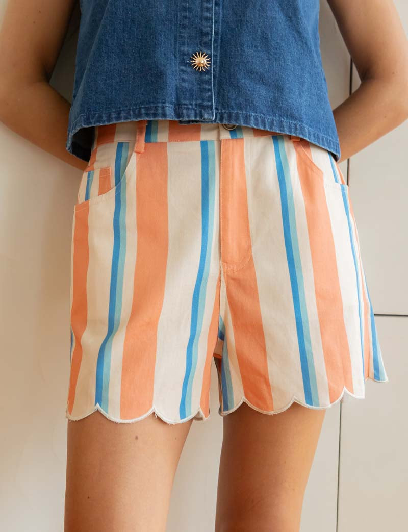 Striped Shorts Verano