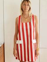 Red striped dress Malo