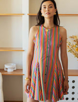 Robe à rayures multi Rita
