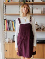 Burgundy dress Connie