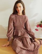 Gingham blouse Palomy