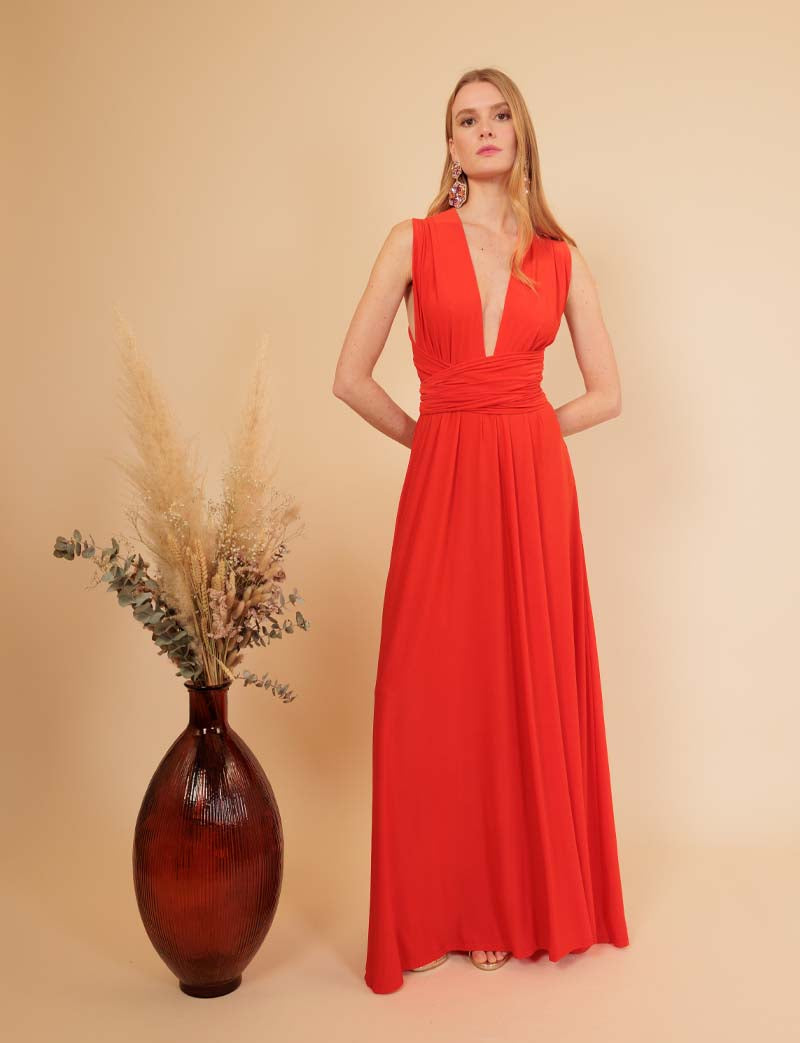 Robe multiposition sanguine Annabella