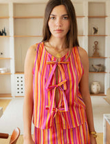 Multi-striped Yami top