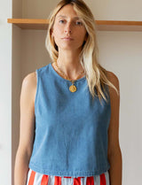Blue Arous Top