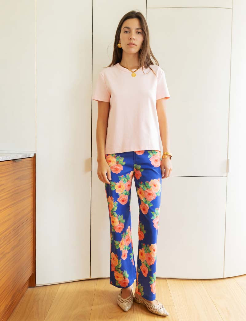 Jean royal fleuri Jony