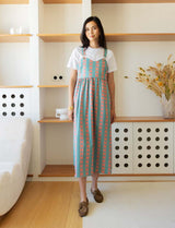 Robe céladon & blush Tila