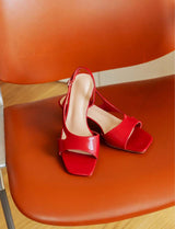 Red Pama Sandals