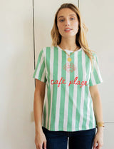 Striped Café Plage T-shirt