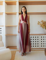 Robe bordeaux Diara