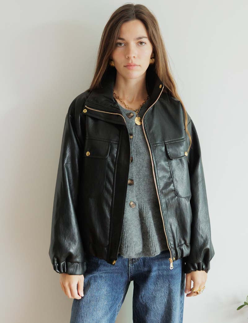 Black jacket Drew