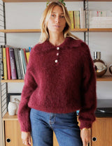 Pull bordeaux Elmer