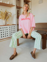 T-shirt rose Soleil