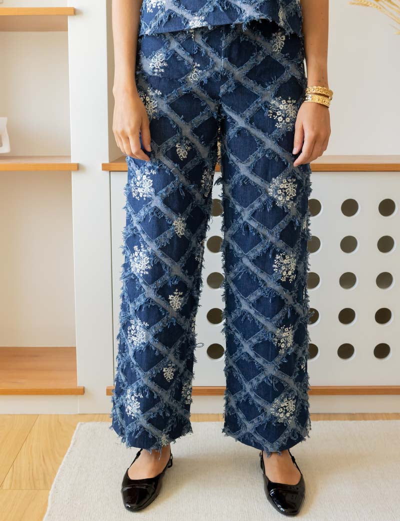 Honoré blue pants