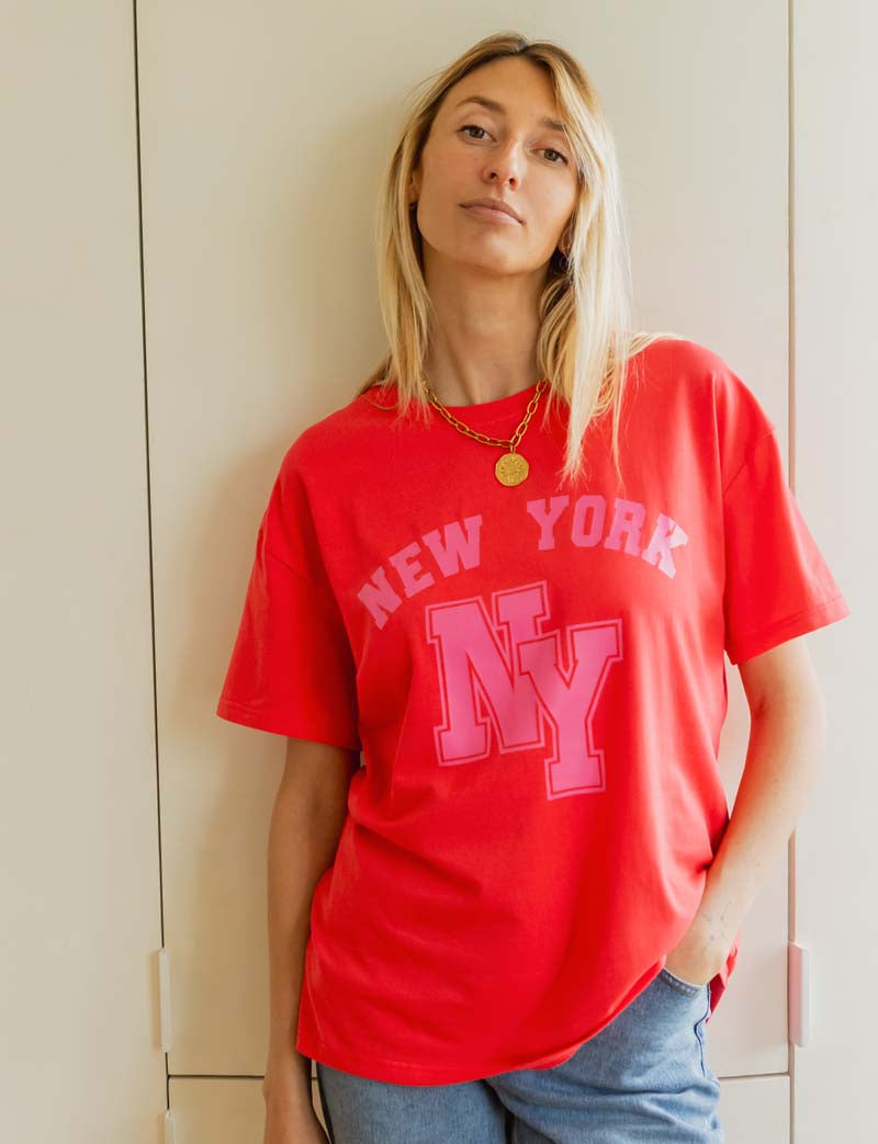 Red & Pink New York T-shirt