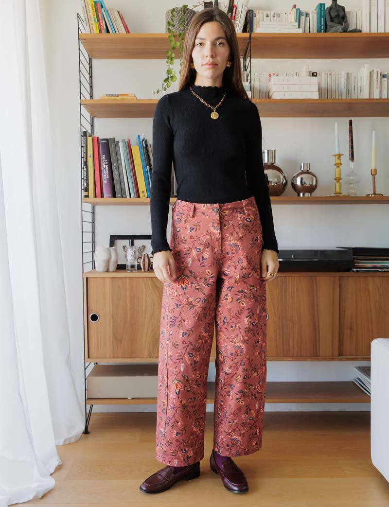 Floral blush jeans Bary
