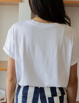 T-shirt blanc Riviera