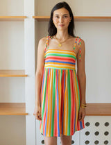 Elish Multicolored Striped Dress
