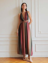 Robe terracotta multi Diara