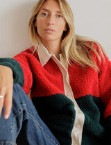 Red & green Clyde jacket