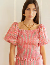 Top rosa floreado Gael