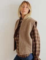 Gilet taupe Peny