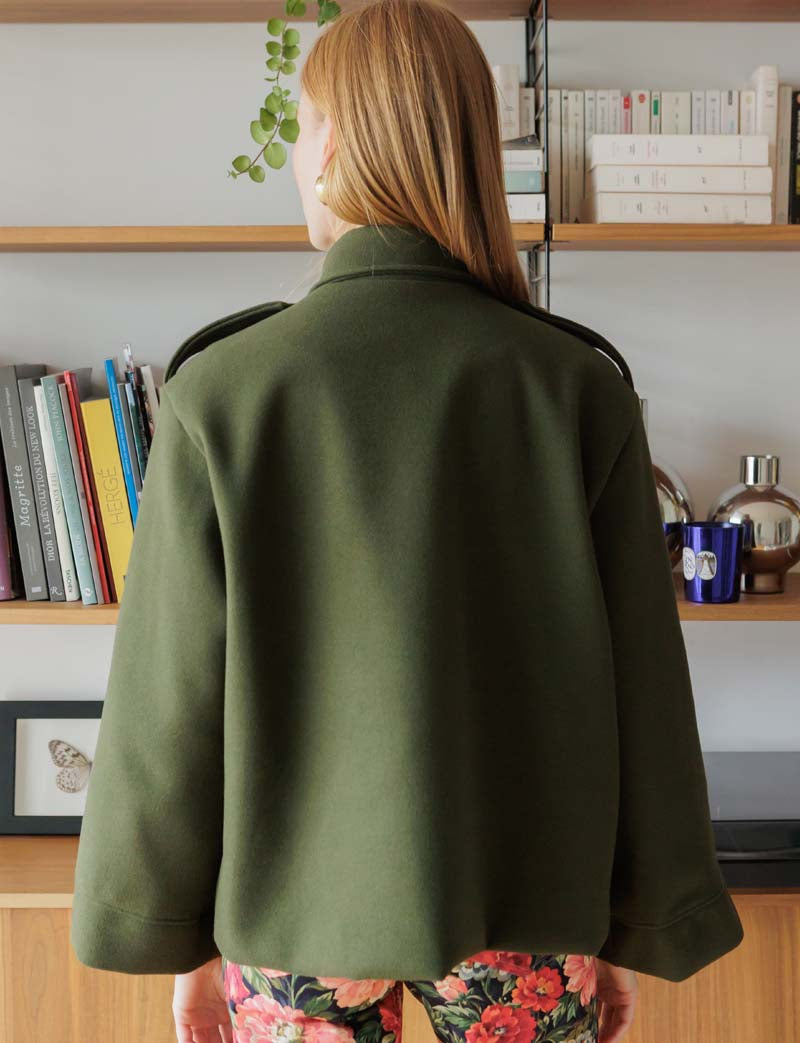 Khaki coat Esteban