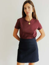 Roda navy skirt