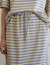 Jupe verte & lilas Yago