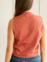 Top terracotta Ava