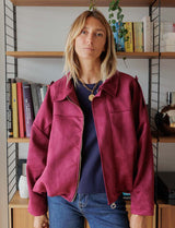 Chaqueta burdeos Virgile