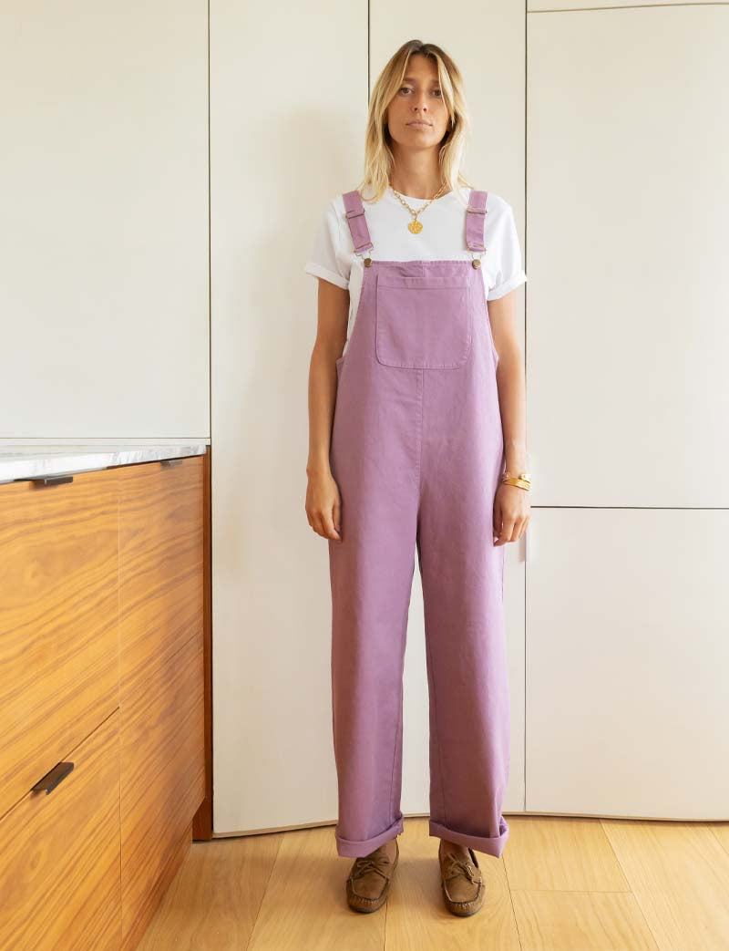 Purple overalls Jana