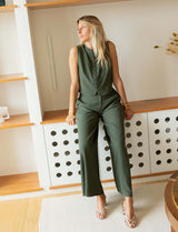 Luka olive top