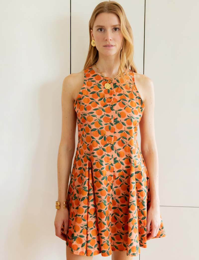 Robe clémentines Rita