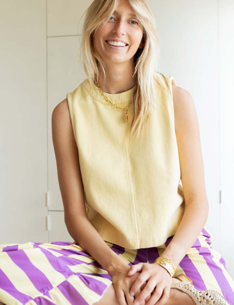 Yellow Barsa Top