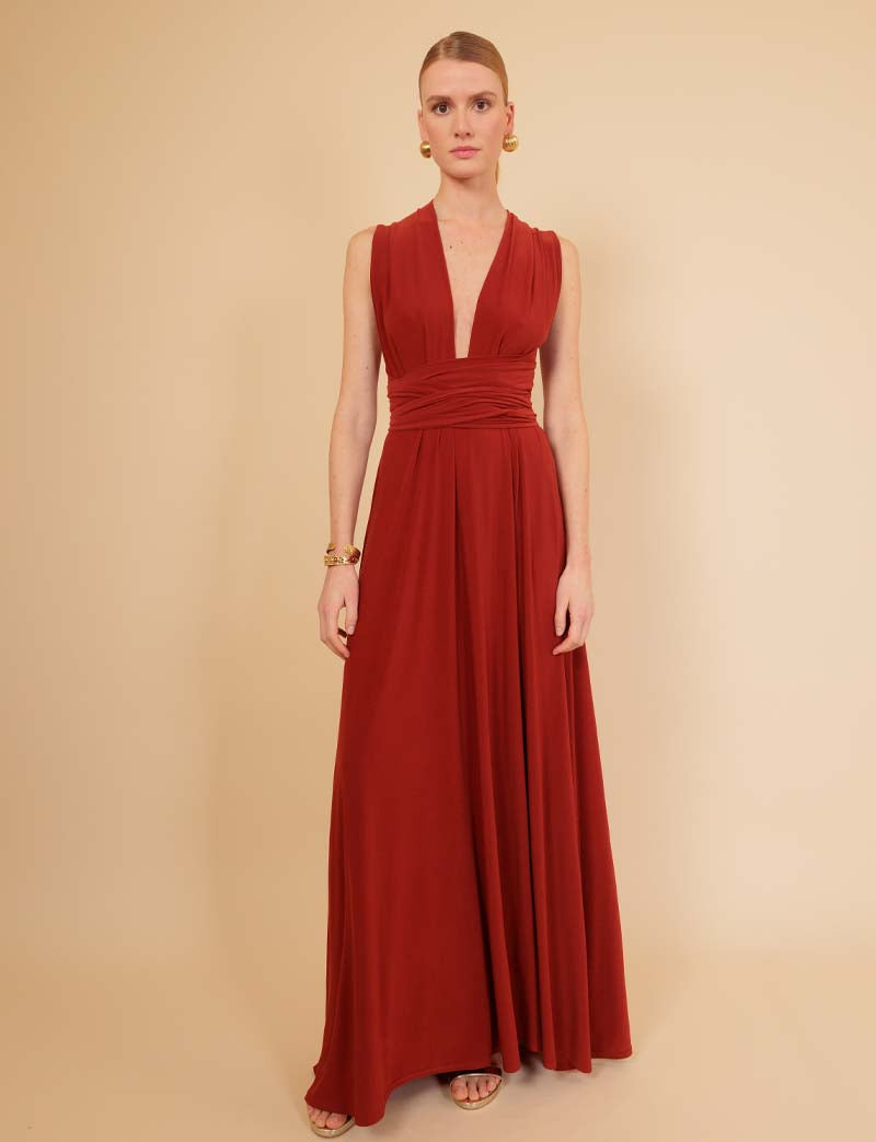 Robe multiposition terracotta Annabella