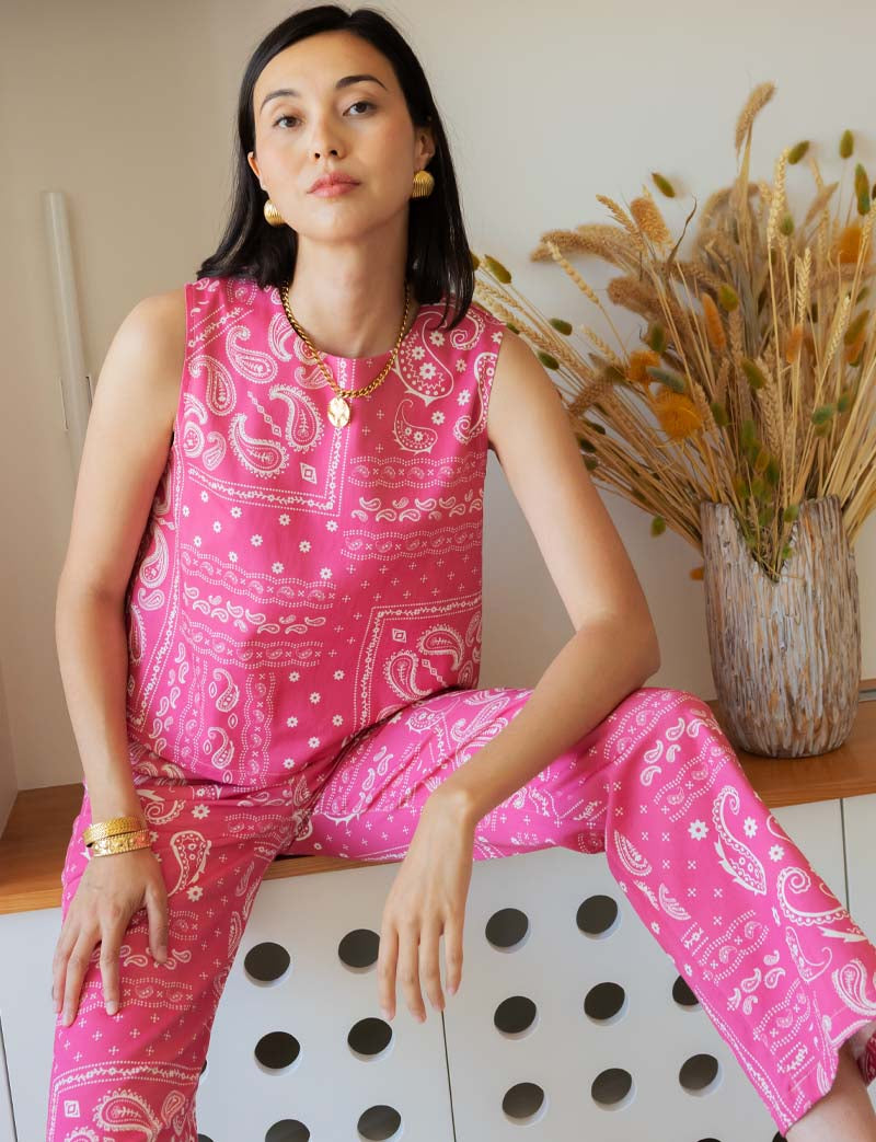 Pink Jean Bandana Jony