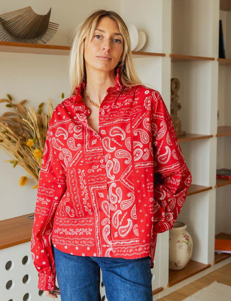 Red Bandana Shirt Gustava