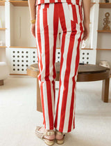 Red striped jeans Aldo