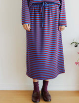 Blue and burgundy skirt Yago
