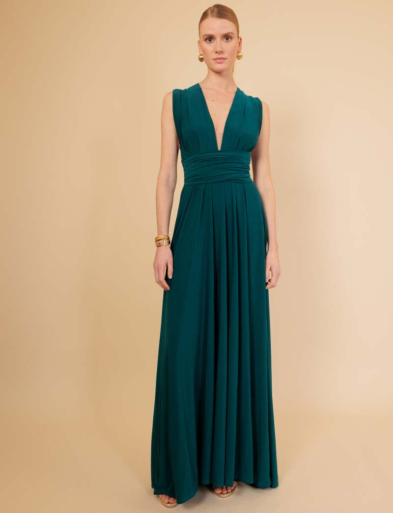 Robe multiposition bleu canard Annabella