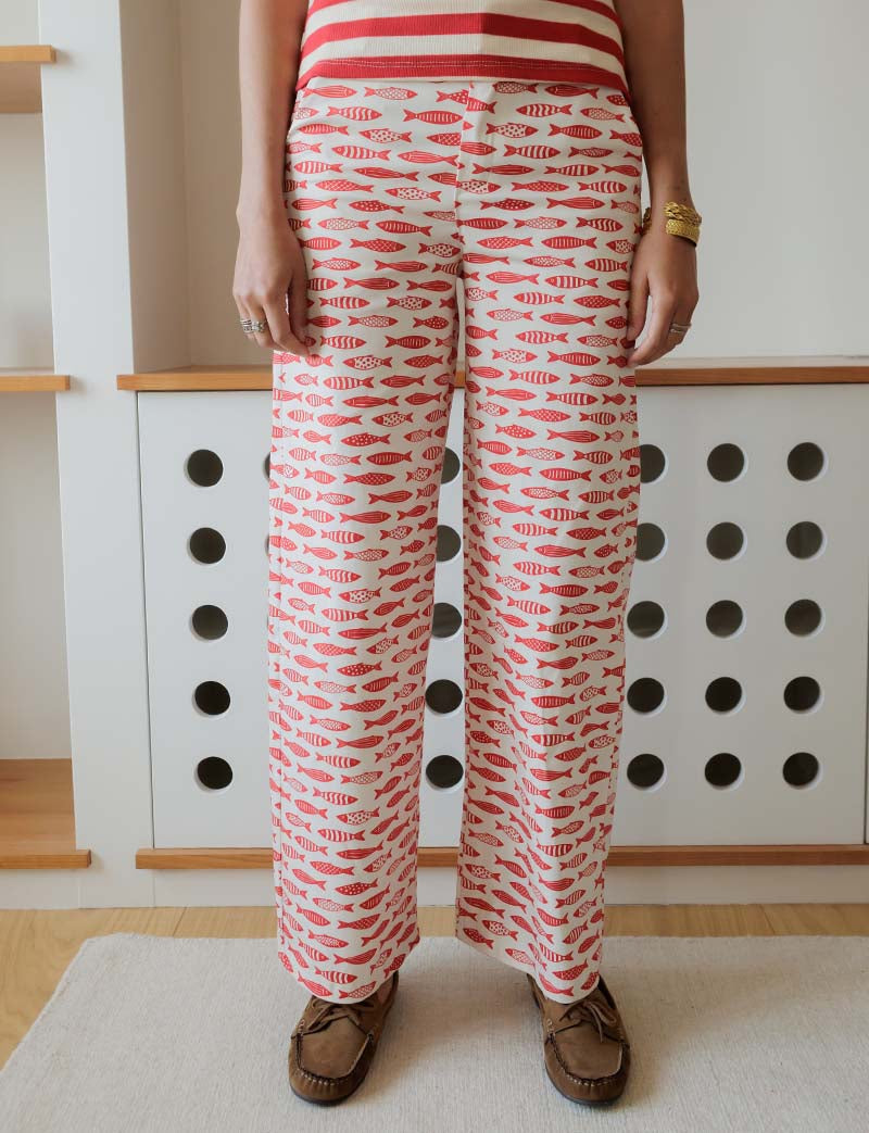 Pantalon écru Elio