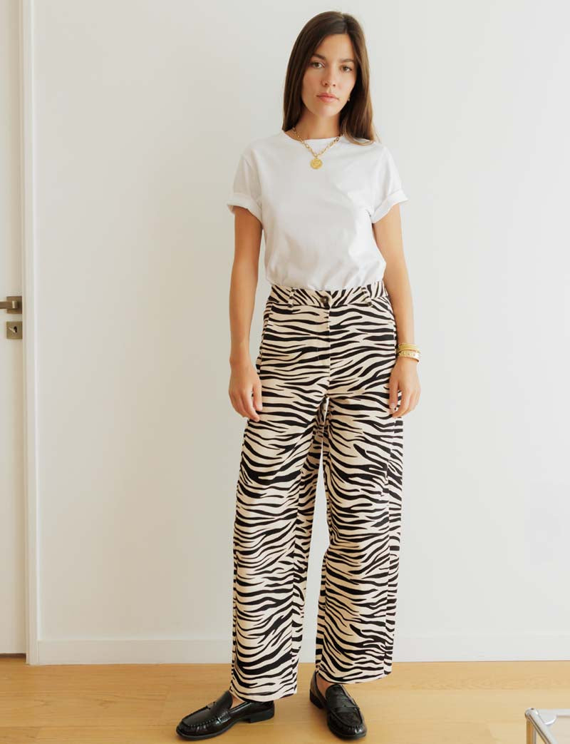 Bary zebra jeans
